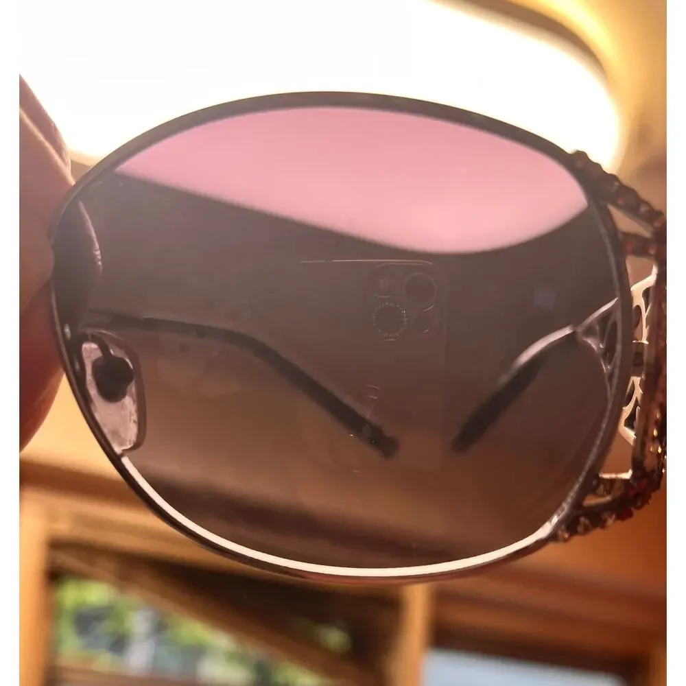 Jimmy Crystal New York Gl1064 Swarovski Crystals Sunglasses w/Case